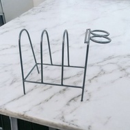 Mortar and Pestle Holder, Cutting Board, Mortar and Pestle Rack, Cutting Board, Mortar and Pestle Ho