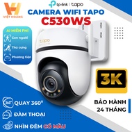 [2026] TP-Link Tapo WiFi Camera C530WS - C520WS - C510W, 360 Rotation - Genuine Outdoor Camera