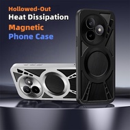 Casing For Redmi K80 Ultra K80Ultra K80U RedmiK80Ultra Phone Case Luxury Hollowed-out Heat Dissipati