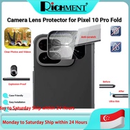 RICHMENT HD Clear & Black Camera Lens Protector for Google Pixel 10 Pro Fold / Pixel 9 Pro Fold 9H T