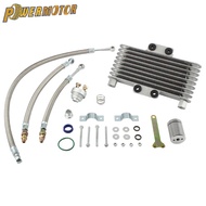 Motorcycle Radiator Oil Cooler Kit for Honda CB CG 100CC-250CC   125Ml Aluminum Engine Cooling Motoc