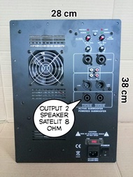Power kit subwoofer khusus 15/18 inch + output 2 speaker satelit 8 ohm