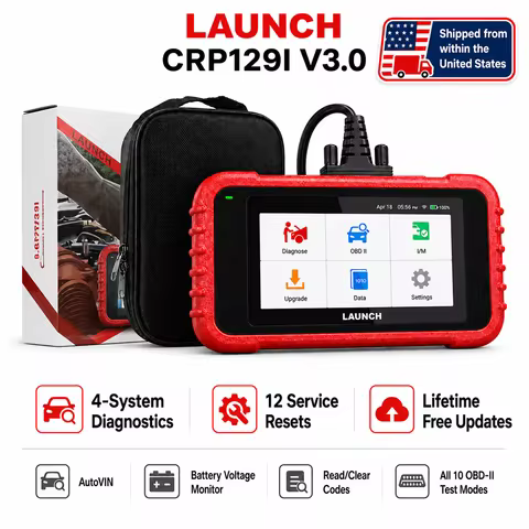 LAUNCH CRP129I V3.0 OBD2 Scanner Diagnostic Tool, 2026 New Code Reader for Cars and Trucks, ABS SRS 