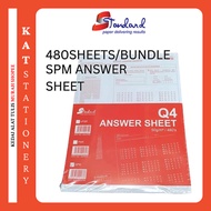 Standard Objectif Answer Sheet / Kertas OMR Objektif SPM / Kertas Jawapan objektif (480 Sheets) 50gs