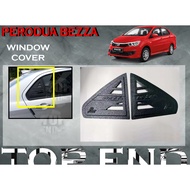 PERODUA BEZZA REAR WINDOW COVER CERMIN BELAKANG COVER CAR BODYKIT