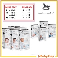 Applecrumby Chlorine Free SlimDry EasyDay Tape Diapers （S/M/L/XL) MEGA PACK / MINI PACK