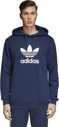 adidas Originals Trefoil Men's Pull-Over Hoodie Collegiate Navy/White cx1900