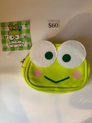 ( 特價）日本 Sanrio Keroppi 青蛙仔化妝袋/收納袋