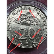 Malaysia/20sen(error)1990