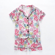 👶ชุดนอนเด็ก ชุดนอนผ้าซาตินเด็ก ชุดนอนเด็กผู้หญิง ชุดนอนเด็กผู้ชาย ไซส์ Childrens pajamas