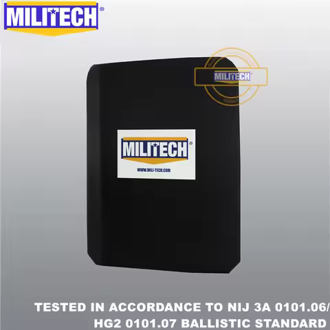 MILITECH NIJ IIIA+ Lvl 3A Rated Steel Bulletproof Insert NIJ Level 3A Bulletproof Backpack Panel Stu