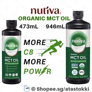 Nutiva organic MCT oil — pure coconut ketones C8 C10 perfect keto bulletproof coffee brain wellness 