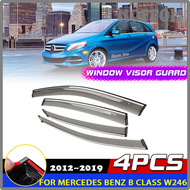 [NOFFOM] Windows Visor for Mercedes Benz B Class W246 B180 B200 B160 B170 2012~2019 Awnings Sun Rain