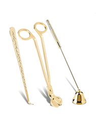 3pcs Candle Wick Trimmer  - Wick Trimmer Candle Snuffer Wick Dipper 3 in 1 Candle Care Kit Stainless