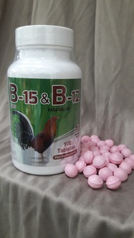 [ Hàng Chính Hãng]  B15 B12  Nuôi-Cung Cấp Năng Lượng Cho Gà Đá Bo Lớn 100 viên