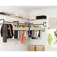 GANTUNGAN Mounted Wall Clothes Hanger. Wall clothes hanger 4 feet 75cm