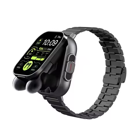 D8 Headset & Watch 2-in-1 Heart Rate Blood Pressure Blood Oxygen Bluetooth Call Activity Tracker Sma