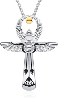 อียิปต์เครื่องประดับเงินสเตอร์ลิง Anubis Ankh Eye Of Horus คออียิปต์ Scarab จี้สำหรับผู้หญิง Men