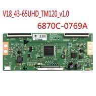 6870C-0769A TV Tcon board V18_43-65UHD_TM120_v1.0 for 55inch 65inch Newest