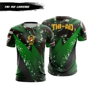 Kaos jersey tni ad loreng