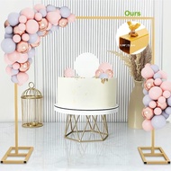 6.6FTx6.6FT Wedding Arch Backdrop Stand Square Gold Metal Balloon Arch Frame Ceremony Anniversary Ga