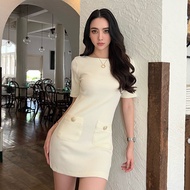 Hotter Off white Lily dress