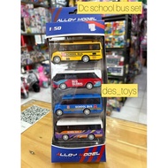 NEW!!DIECAST CHILDREN'S TOYS DC SCHOOL BUS ALLOY DC PULLBACK BUS