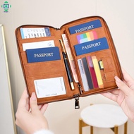 Family Passport Wallet Holder Portable & Waterproof Travel Passport Holder Bag for Credit Cards Boar