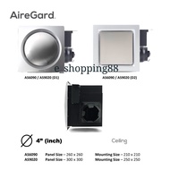 Airegard AS9020 D1 - 4" Exhaust Fan Ventilator [Silent Series] Round Panel Cover - (AS9020-D1 / AS99
