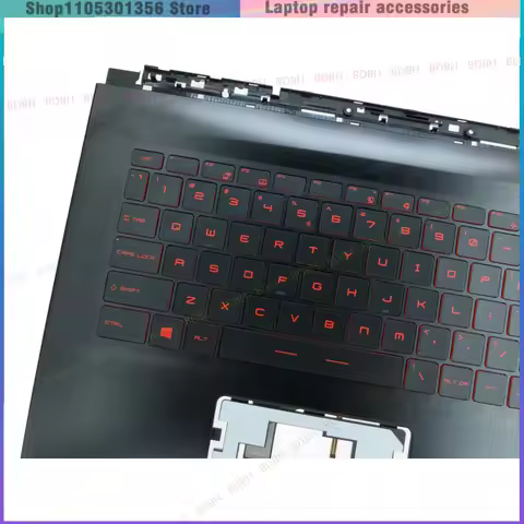New For MSI GF63 GF63 8RC GF63 8RD US English keyboard Palmrest Case Red backlit