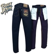 Flozy - Art SANZY 18 oz Weft Purple Selvedge Raw Denim - Slimstraight