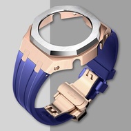 ชุดดัดแปลง Casioak GA2100 Gen4ใหม่กรอบกล่องโลหะสำหรับ G Shock GA2110 GAB2100 Tali Jam Tangan Karet โ