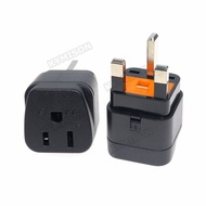 US to UK 3pins Conversion Plug American Nema 5-15P/ 1-15P  to UK Singapore Malaysia Converter Outlet