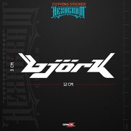 BJORK Music Cutting Sticker | BJORK Music Cutting Stickers