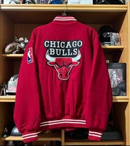 Pro player 芝加哥 chicago 公牛隊 bulls 刺繡 棒球外套 jacket 古著 vintage not starter