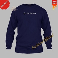 Giordano/ Distro T-Shirt Giordano Premium Distro T-Shirt Long Sleeve - White