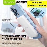 REMAX BAVIN Wireless Powerbank 5000mAh MAGNETIC WIRELESS CHARGING (OUTPUT-WIRELESS/TYPE-C)