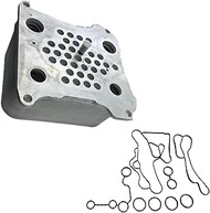 FCBJX Oil Cooler Gasket Kit Compatible with Ford F-250 F-350 F-450 F-550 Super Duty 6.4 Liter Turbo 