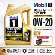 Ready Stock Original Import Mobil 1 Triple Action Power+ 0W20 0W40 Fully Synthetic Engine Oil 1L 4L 