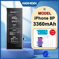 NOHON แบตเตอรี่3360MAh สำหรับ iPhone 8 Plus อะไหล่ความจุสูงของแบตเตอรี่แบตเตอรี่คุณภาพสูงสำหรับ iPho