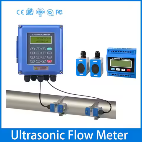 TUF-2000B Wall-mounted Ultrasonic Flow Meter TUF-2000M Modular Ultrasonic Water Flowmeter DN15-700 D