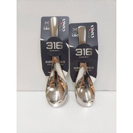 [580] 316 Spoons 316 316 316 Dessert Stainless Steel Table Children's 316