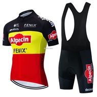 [2025NEW] Fleet Edition Alpecin Summer Short-Sleeved Cycling Jersey Men's Road Cycling Jersey Cyclin