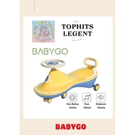 Kids Twisting Wheel Swing Car Yoyo Car Rotate Kereta Yoyo Budak with cool light & music