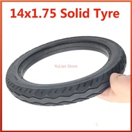 high quality14*1.75 Electric Car Solid Tire 14 Inch Tire for Rubber Electrombile 14x1.75 Solid Tyre 