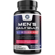 Multivitamin for Men - Vitamin A, C, D, E, Zinc, Calcium, Multivitamins for Immune Health Support, V