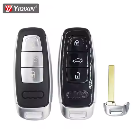 Smart Remote Car Key Shell Case Fob For Audi A6 C8 A7 C7 Q8 A1 A2 A3 A4 A4L A5 A8L A6L A8 Q3 Q5 Q7 2