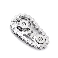 Chains Gear Fidget Spinner Gyroscope Spinning Top Hand Spinner Chain Gear Fingertip Sprocket Metal W