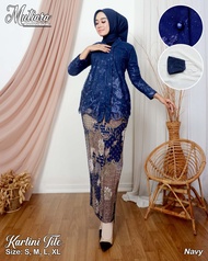 Setelan kebaya kartini set kebaya Busui brukat dan rok batik modern 2022 kondangan remaja wanita ter