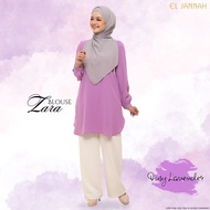 El Jannah Blouse Zara Dusty Lavender